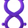 Фиолетовое эрекционное кольцо на пенис и мошонку Infinity Ring