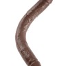 Коричневый двусторонний фаллоимитатор 16" Thick Double Dildo - 40,6 см.