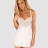 Изысканная коротенькая сорочка  Amor blanco