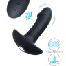Черный вибростимулятор простаты PPP Enkakuzeccho DEEP ANAL VIBE - 10,2 см.
