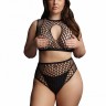 Эротический комплект Duo Net Key-Hole Bra Set
