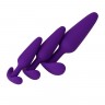 Набор из 3 фиолетовых анальных втулок A-toys