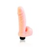 Реалистичный вибратор телесного цвета Realistic Cock Vibe - 15,5 см.