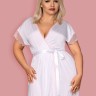 Изящный коротенький пеньюар Girlly с кружевом