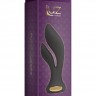 Черный вибромассажёр Aura Double Stimulator - 14,5 см.