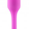 Розовая пробка для ношения B-vibe Snug Plug 1 - 9,4 см.