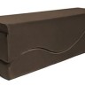 Коричневая вельветовая подушка для любви Liberator Retail Equus Wave