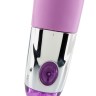 Фиолетовый вибратор Lovely Vibes G-spot - 20 см.