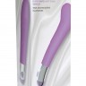 Фиолетовый вибратор Lovely Vibes G-spot - 20 см.