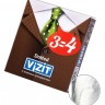 Презервативы с точечками VIZIT Dotted - 3 шт.