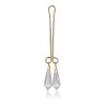Зажим для половых губ с прозрачными кристаллами Cleopatra Collection Clitoral Jewelry Crystals