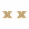 Золотистые крестообразные пэстисы FLASH CROSS PASTIES
