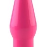 Розовая анальная втулка из эластомера POPO Pleasure - 13,6 см.