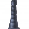 Черная насадка для страпона Axel - 17,5 см.