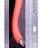 Оранжевый G-вибратор из силикона PURRFECT SILICONE G-SPOT VIBRATOR - 16,5 см.