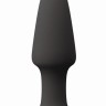 Черная анальная мини-пробка Mini Plug - 9 см.