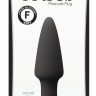 Черная анальная мини-пробка Mini Plug - 9 см.