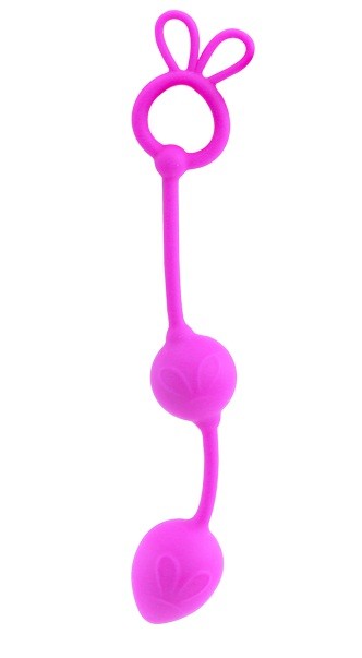 Анальные шарики Balls из силикона - 22,5 см.