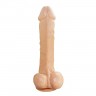 Телесный фаллоимитатор 9 Inch Super Whopper Dong - 24 см.