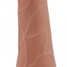 Кофейный вибратор-реалистик Flirtation - 24 см.