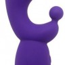 Фиолетовый вибратор INDULGENCE Rechargeable G Kiss - 16,5 см.