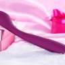 Фиолетовый клиторальный вибратор Keri Violet - 17 см.