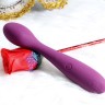 Фиолетовый клиторальный вибратор Keri Violet - 17 см.