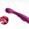 Фиолетовый клиторальный вибратор Keri Violet - 17 см.