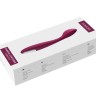 Фиолетовый клиторальный вибратор Keri Violet - 17 см.