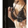 Черные наручники Plush Leather Hand Cuffs