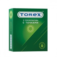 Текстурированные презервативы Torex "С точками" - 3 шт.