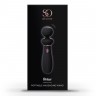 Черный вибратор So Divine Relax Portable Massage Wand - 24 см.
