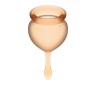 Набор оранжевых менструальных чаш Feel good Menstrual Cup