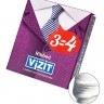 Ребристые презервативы VIZIT Ribbed - 3 шт.