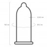 Ребристые презервативы VIZIT Ribbed - 3 шт.