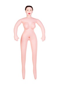 Надувная секс-кукла брюнетка с реалистичной головой