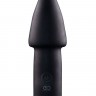 Черный анальный вибратор 5INCH RECHARGEABLE BUTTPLUG - 12,7 см.