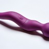 Фиолетовый жезловый вибромассажёр Cassi - 21 см.