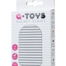 Белый мастурбатор A-Toys Pocket Stripy