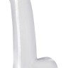 Прозрачный фаллоимитатор на присоске Jelly Rancher 5 Smooth Rider Dong - 15 см.