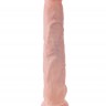 Телесный фаллоимитатор-гигант 14" Cock with Balls - 37,5 см.
