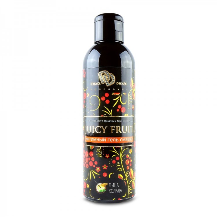 Интимный гель на водной основе JUICY FRUIT с ароматом пина колада - 200 мл.