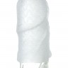 Белый мастурбатор A-Toys Pocket Wavy