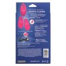Розовые зажимы для сосков с дистанционным управлением Silicone Remote Nipple Clamps