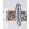 Прозрачная насадка на пенис закрытого типа N 36 Stretchy Thick Penis Extension - 15,2 см.
