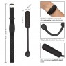 Черное виброяйцо с браслетом-пультом Wristband Remote Petite Bullet