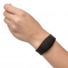 Черное виброяйцо с браслетом-пультом Wristband Remote Petite Bullet