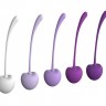 Набор из 5 фиолетово-белых шариков CHERRY KEGEL EXERCISERS