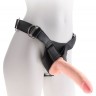 Телесный фаллоимитатор на присоске 10" Triple Density Cock with Balls - 26,7 см.
