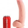 Телесный фаллоимитатор на присоске 10" Triple Density Cock with Balls - 26,7 см.